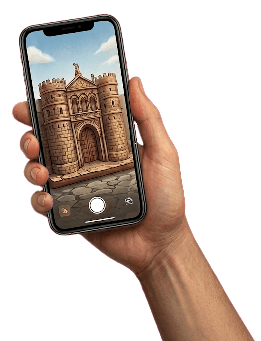 App Rutas X Toledo en mano